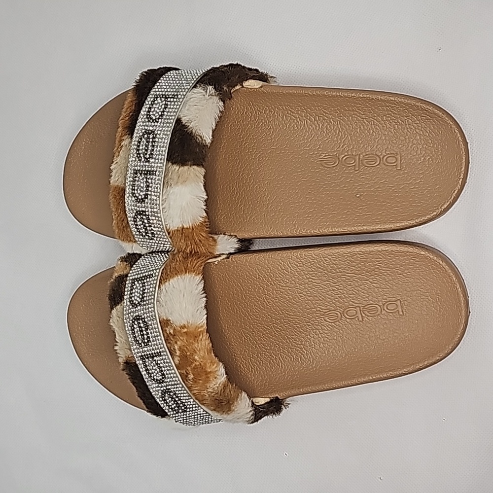 BEBE Rhinestone Slides size 7 - Picture 2 of 5